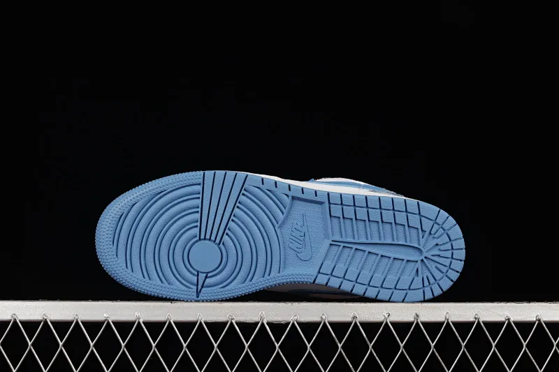 All categories Air Jordan Jordan series basketball shoes Air Jordan 1 Low G version pure original Air Jordan 1 Low "Washed Denim" AJ1 Joe 1 navy washed denim low-top casual sneakers DM8947-100